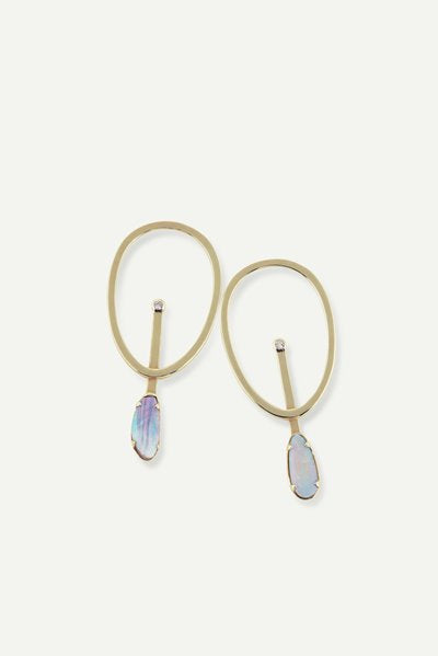 Drop pendulum earring