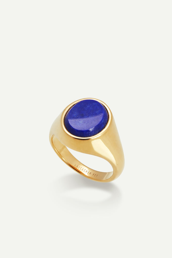 Lapis Signet Ring